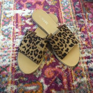Leopard Print Sandals